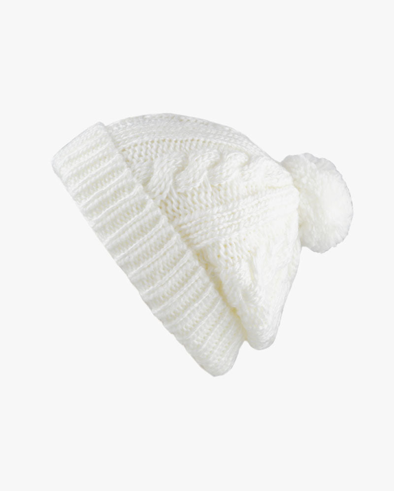 The Hat DepotCurly Knit Pom Beanie 3030